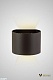 настенный светильник am group am116-2x3w coffee
