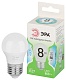 светодиодная лампа эра led p45-8w-840-e27 gl б0067073