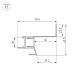 алюминиевый профиль arlight сeil-s18-shadow-side-3000 white 050501