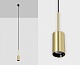 подвесной светодиодный светильник italline dl 3038 black/gold