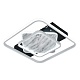 потолочная люстра escada nebula 10293/3led