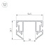 профиль-держатель arlight mag-stretch-25-2000 (5ln) 056188