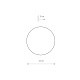 настенный светильник nowodvorski ring led s 7634