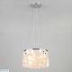подвесной светильник eurosvet 60005/3 хром/перламутр