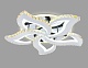 потолочная люстра ambrella light acrylica ice fa1723