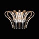 настенный светильник delight collection calligo 4424-270 ti-gold/amber