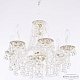 подвесная люстра bohemia ivele crystal al16309/6/160 wmg