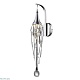 бра delight collection goddess tears w68009s-1 chrome
