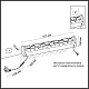 торшер odeon light hightech waterfall 7027/16fl
