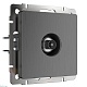 тв-розетка оконечная werkel графит рифленый w1183004 4690389158681