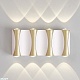 настенный светодиодный светильник crystal lux clt clt 022w4 wh-go 4000k