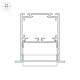алюминиевый профиль arlight sl-linia52-3l-f-2000 anod 044682