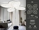 потолочная светодиодная люстра ambrella light acrylica original fa4012