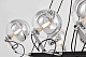 подвесная люстра lumina deco ldp 9110-8-pr bk+chr