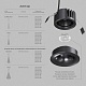 встраиваемый светильник denkirs shine glow dk2430-dn