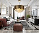 подвесная люстра delight collection barclay a006-600 l6 gold