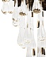подвесная люстра delight collection trump km0988p-8 gold
