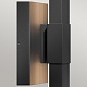 уличный настенный светильник kichler kl-nocar-l-bk