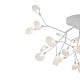 потолочная люстра freya florencia fr5049cl-27w1