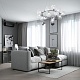 подвесная люстра modestyle ms.6030.15 sl