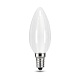 лампа светодиодная филаментная gauss e14 9w 4100к матовая 103201209