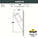 уличный настенный светильник fumagalli carlo dr1.571.000.wxu1l