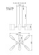 подвесная люстра moderli metalicana v11814-6p