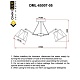 потолочная люстра omnilux rapallo oml-65007-05