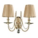 бра crystal lux victoria ap2 gold/amber