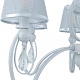 подвесная люстра arte milano 347203/6 wt+sl