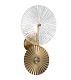 бра indigo miele 12021/b/1w brass v000023
