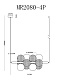 подвесная люстра myfar michelle mr2080-4p