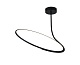 подвесная люстра italline it013-6025 black 3000k