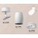 комплект накладного светильника ambrella light techno spot xm1122006 swh/fr белый песок/белый матовый (a2202, c1122, n7165)