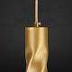 подвесной светодиодный светильник eurosvet scroll 50136/1 led золото