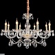 подвесная люстра illumico il2066-8pbc-25 elite
