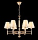 подвесная люстра crystal lux flavio sp6 gold