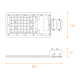 уличный консольный светильник wolta stl-50w/04