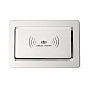 блок розеток lk-dms-742 (2 секции полуавтоматический 2 usb беспроводная зарядка) mebax 00-00002869