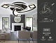 потолочная светодиодная люстра ambrella light acrylica original fa4477