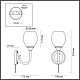 бра lumion comfi jolene 4546/1w
