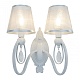 бра arte milano 347203/2w wt+sl