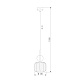 подвесной светильник tk lighting 11038 sophia cognac a071821