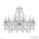 подвесная люстра bohemia ivele crystal 105/12/240 ni