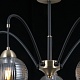 люстра на штанге illumico il0433-5psq-79 bk ab