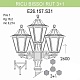 уличный фонарь fumagalli ricu bisso/rut e26.157.s31.wxf1r