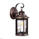 уличный настенный светильник odeon light nature mavret 4961/1w
