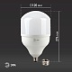 лампа светодиодная эра e40 65w 4000k led power t160-65w-4000-e27/e40 б0027923