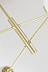 люстра на штанге lampit fino tp 2007-4 gd