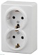 розетка 2p+e schuko эра 11-2205-01 б0020691